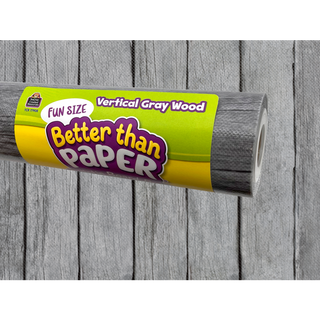 Fun Size Vertical Gray Wood Better Than Paper® Bulletin Board Roll