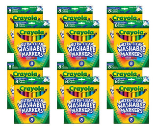 Crayola¨ Washable Wedge Tip Markers ( 12 Pack)
