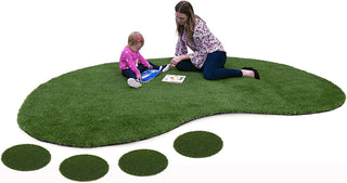 GreenSpace Premium Grass Jellybean with 12 Sitting Spots Bundle