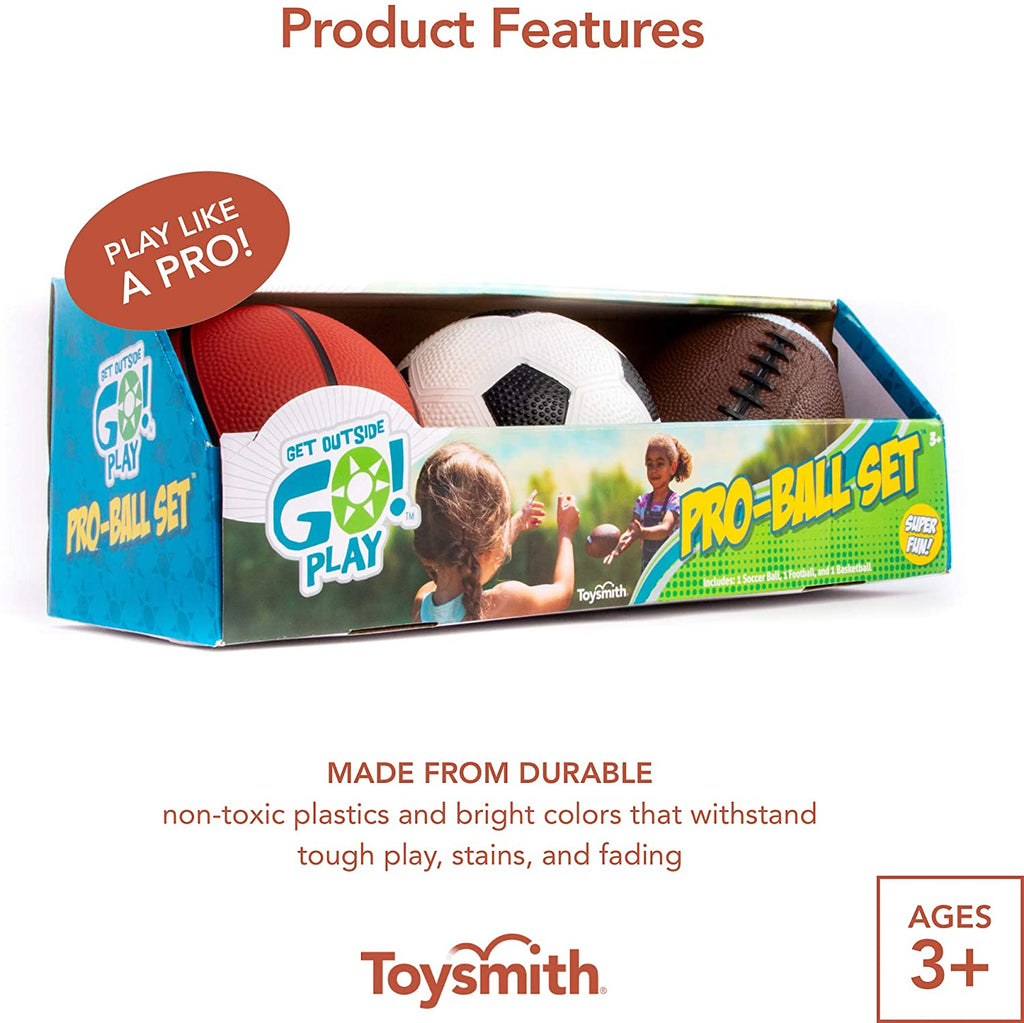 Get Outside GO! Pro-Ball Set, Pack of 3 – CM School Supply