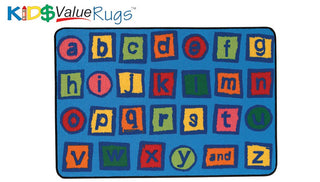 Alphabet Blocks Value Rug (4' x 6')