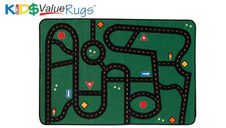 KID$ Value Rugs, Go-Go Driving Rug, 3' x 4'6"