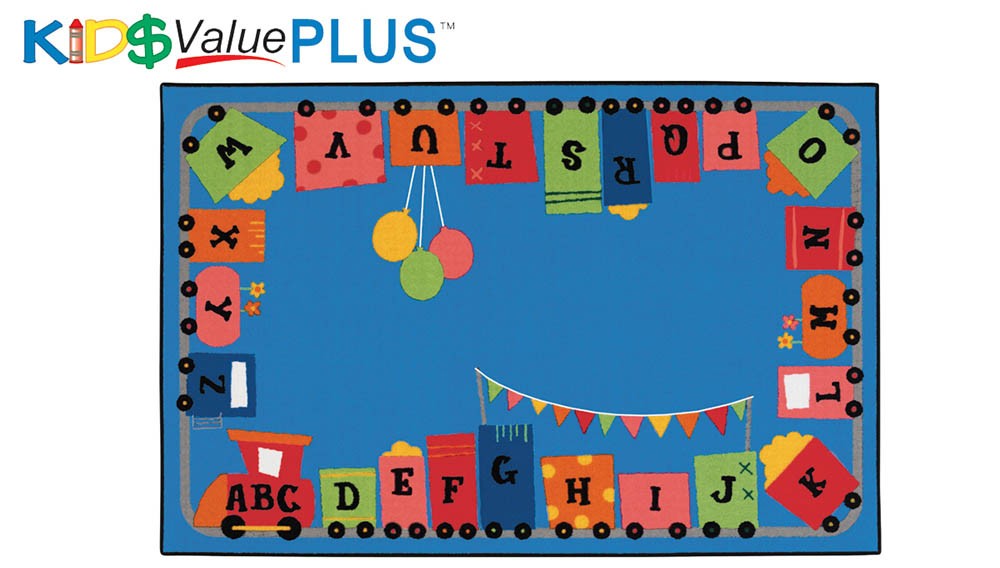 Fun Train Value Rug PLUS (6' x 9') — CM School Supply
