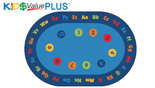 Circletime Early Learning Value Rug PLUS (6' x 9')