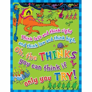Dr. Seuss™ Think Left Think Right Poster