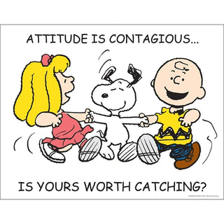 Peanuts® Attitude Poster