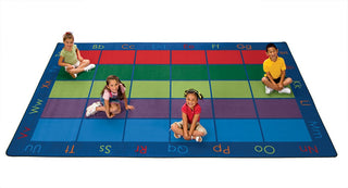 Colorful Places Seating Rug (6' 9" Rectangle)