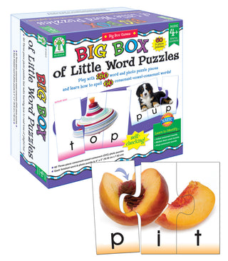 Big Box of Little Word Puzzles Puzzle Grade Preschool-2