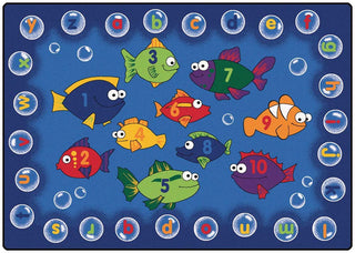 Fishing for Literacy Rug (3'10" x 5'5" Rectangle)