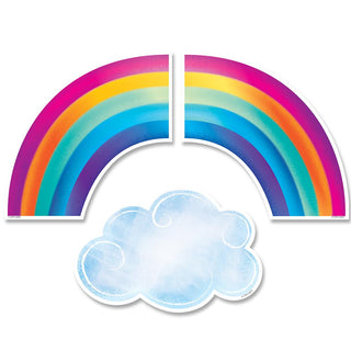Rainbows and Clouds 6 Inch Designer Cut-Outs