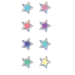 Watercolor Stars Mini Stickers