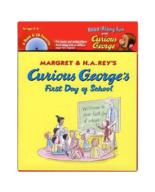 Curious George's First Day of School Book & CD Set