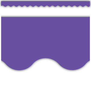 Ultra Purple Scalloped Border Trim(DISC)