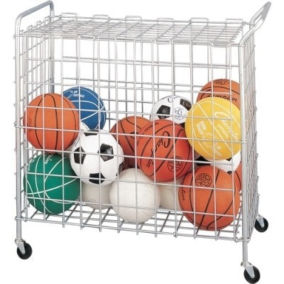 Basketball Storage Cage Cart