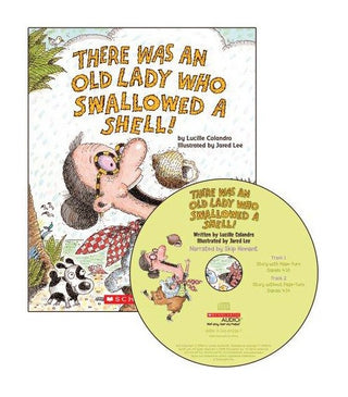 There Was An Old Lady Who Swallowed a Shell! Book & CD Set