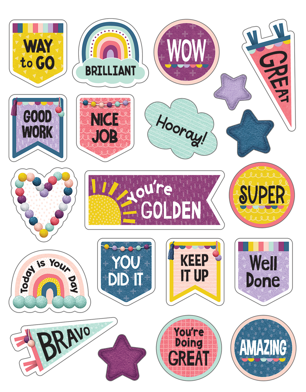 Oh Happy Day Stickers β CM School Supply