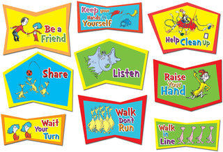 Dr. Seuss Classroom Rules Back to School Bulletin Board