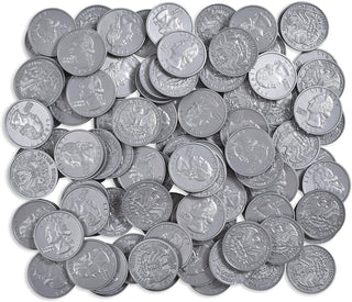lay Quarters - Set of 100 Plastic Coins
