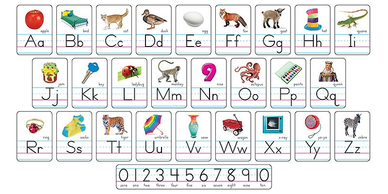 ABC Punch Cards for Alphabet Recognition
