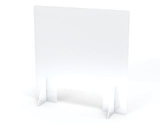 Jonti-Craft¨ See-Thru Table Divider Shields - 2 Station with Opening - 24" x 8" x 23.5"