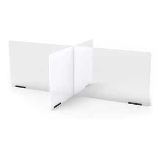 Jonti-Craft® See-Thru Table Divider Shields - 4 Station - 47.5" x 29.5" x 16"