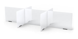 Jonti-Craft¨ See-Thru Table Divider Shields - 6 Station - 70.5" x 29.5" x 16"