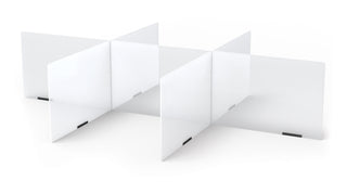 Jonti-Craft¨ See-Thru Table Divider Shields - 6 Station - 70.5" x 47.5" x 16"