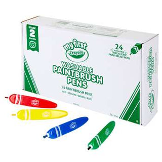 My First Crayola® Classpack Tripod Paintbrush Pens