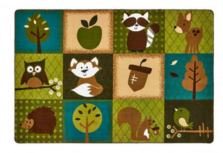 Nature's Friends Toddler Rug 4'x6'