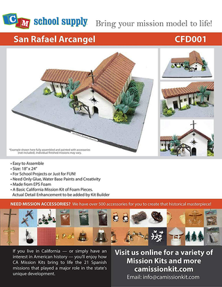 San Rafael Arcangel Mission Kit