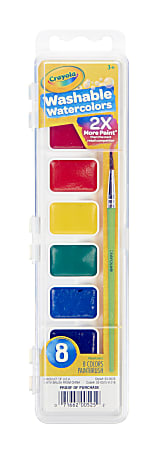 Crayola Washable Watercolor Paint Set, 16 Count