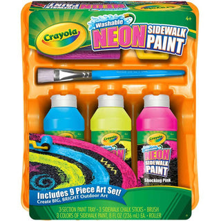 Crayola®Washable Neon Sidewalk Paint(D)