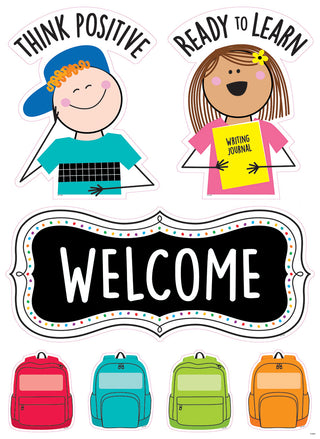 All Are Welcome Bulletin Board Set (Stick Kids)