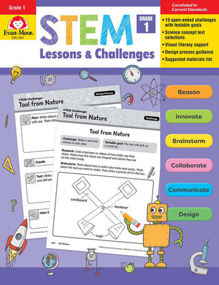 STEM Lessons and Challenges, Grade 1 - Teacher Reproducibles