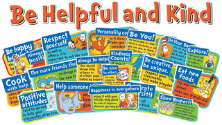 Back to School Dr. Seuss 'Be Helpful and Kind' Bulletin Board
