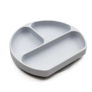 Silicone Grip Dish: Gray