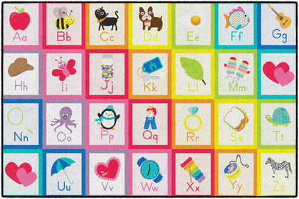 Alphabet & literacy rugs