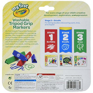 Crayola® My First Tripod Grip Markers-8/Pkg