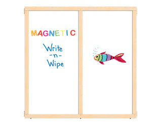 KYDZ Suite¨ Panel - S-height - 48" Wide - Magnetic Write-n-Wipe