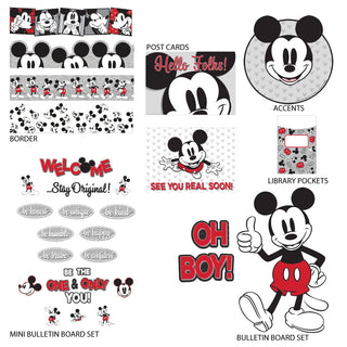 Mickey Mouse® Throwback Classroom Environment