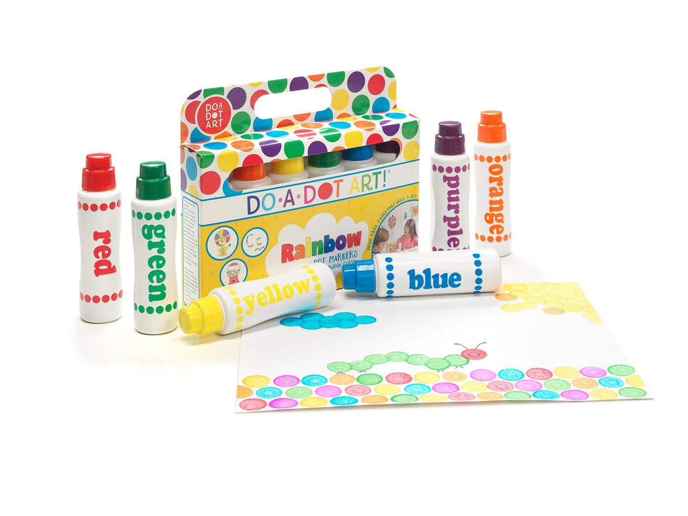 Do-A-Dot Rainbow 6 Pack Dot Markers - DAD101