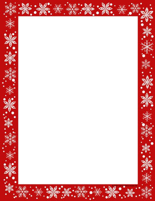 Designer Paper - Christmas Snow (50 Sheet Package)