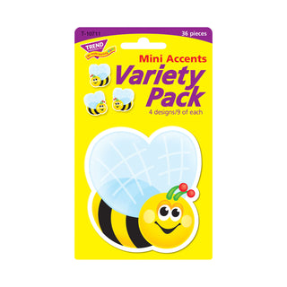 Bees Mini Accents Variety Pack, 36 ct