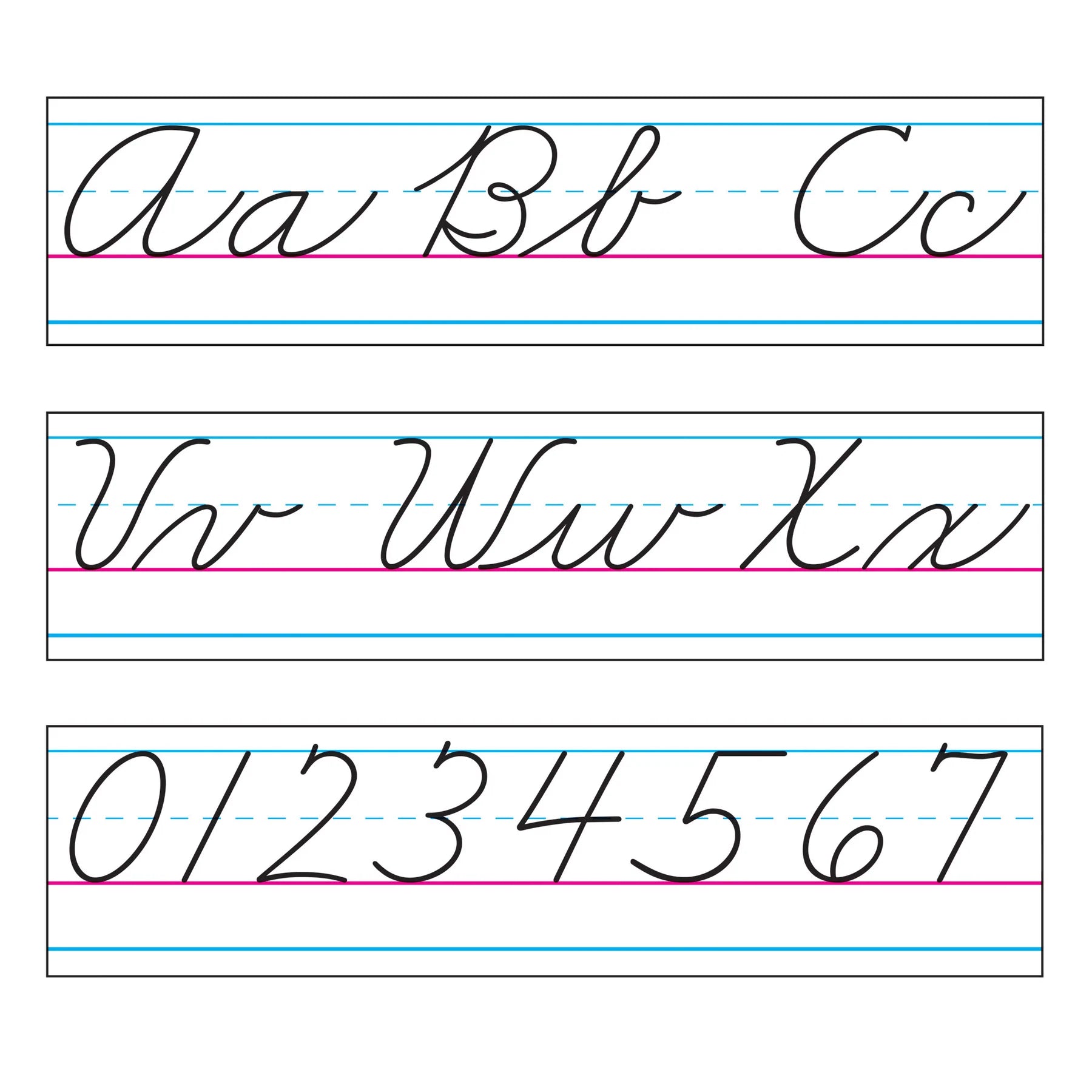 Center Enterprises Manuscript Lowercase Alphabet Stamp Set - 34 count