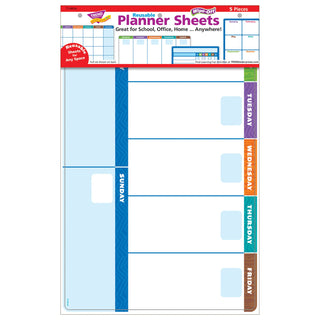 Reusable Planner Sheets Wipe-Off Learning Set