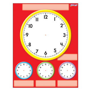Clocks Wipe-Off® Chart