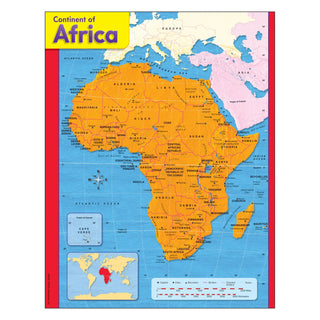 Continent of Africa Learning Chart
