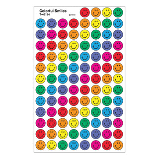 Colorful Smiles superSpots® Stickers