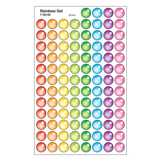 Rainbow Gel superSpots® Stickers