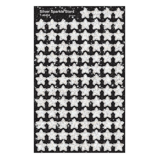 Silver Stars superShapes Stickers – Sparkle